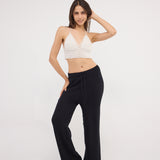 The cropped - white crochet top