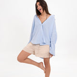 The B-Blue - Linen shirt