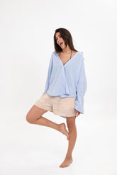 The B-Blue - Linen shirt