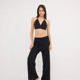 The Cropped - black crochet top