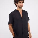 The fringed breeze - black shirt