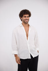 The white - Linen shirt