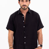The bintri Black - Waffle Shirt