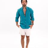 The Teal - Linen shirt