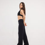 The Cropped - black crochet top