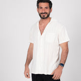 The Breezy Tee - White Knitted