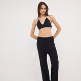 The Skewbald - Black crochet top