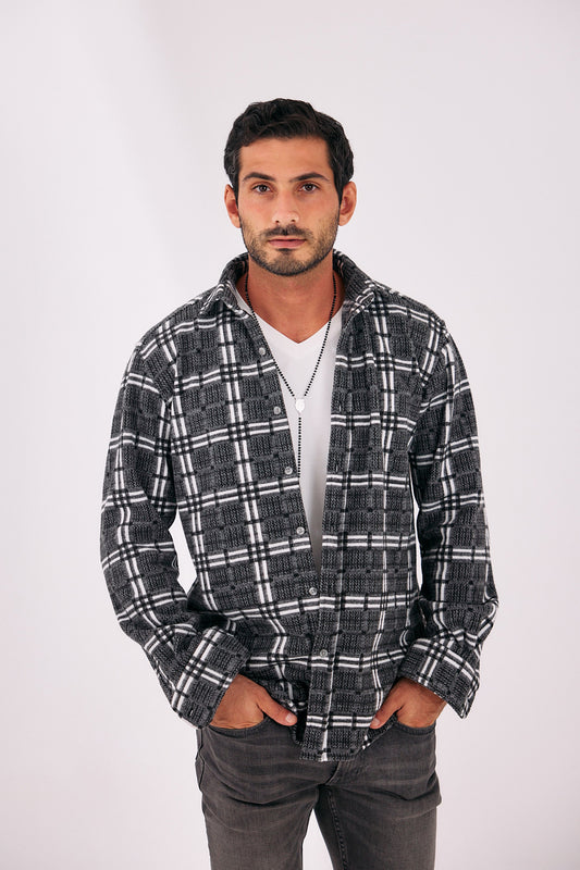 The Rowed overshirt - grey