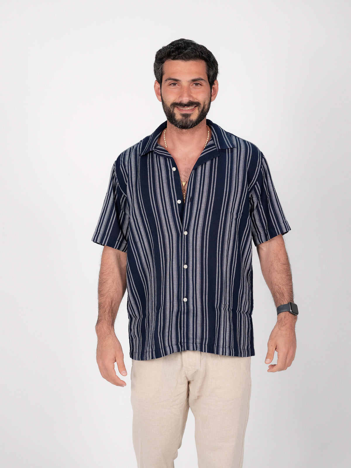 The striped - Navy