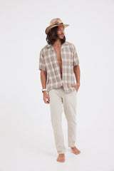 The patterned brown