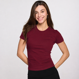 Sculpt Tee - Burgundy