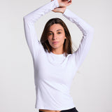 The sculpt Long-sleeve - white
