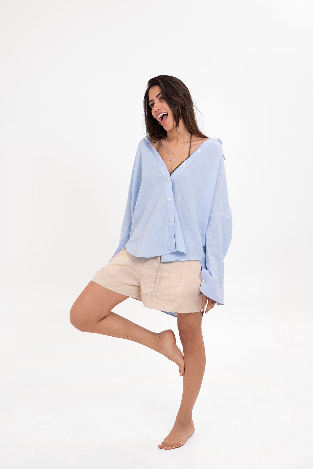 The B-Blue - Linen shirt