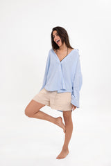 The B-Blue - Linen shirt