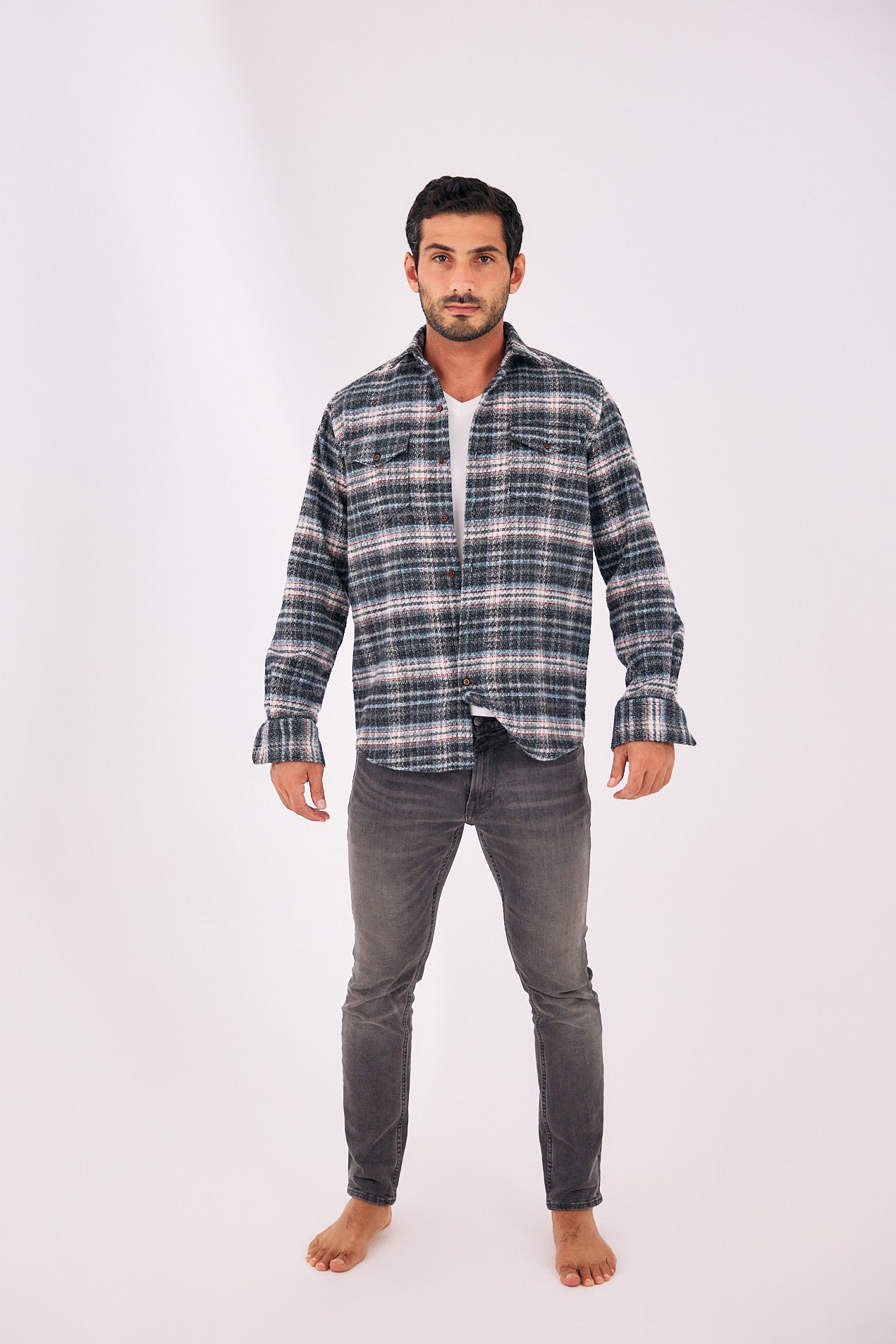 The Rowed Overshirt - Teal