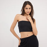Sunburnt Rebel - knitted beach pants - Black