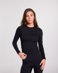 The sculpt Long-sleeve - black