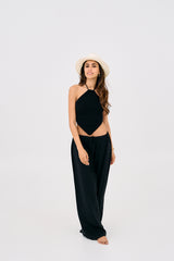 The party rocker - Black crochet top