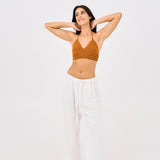 The cropped - Amber crochet top