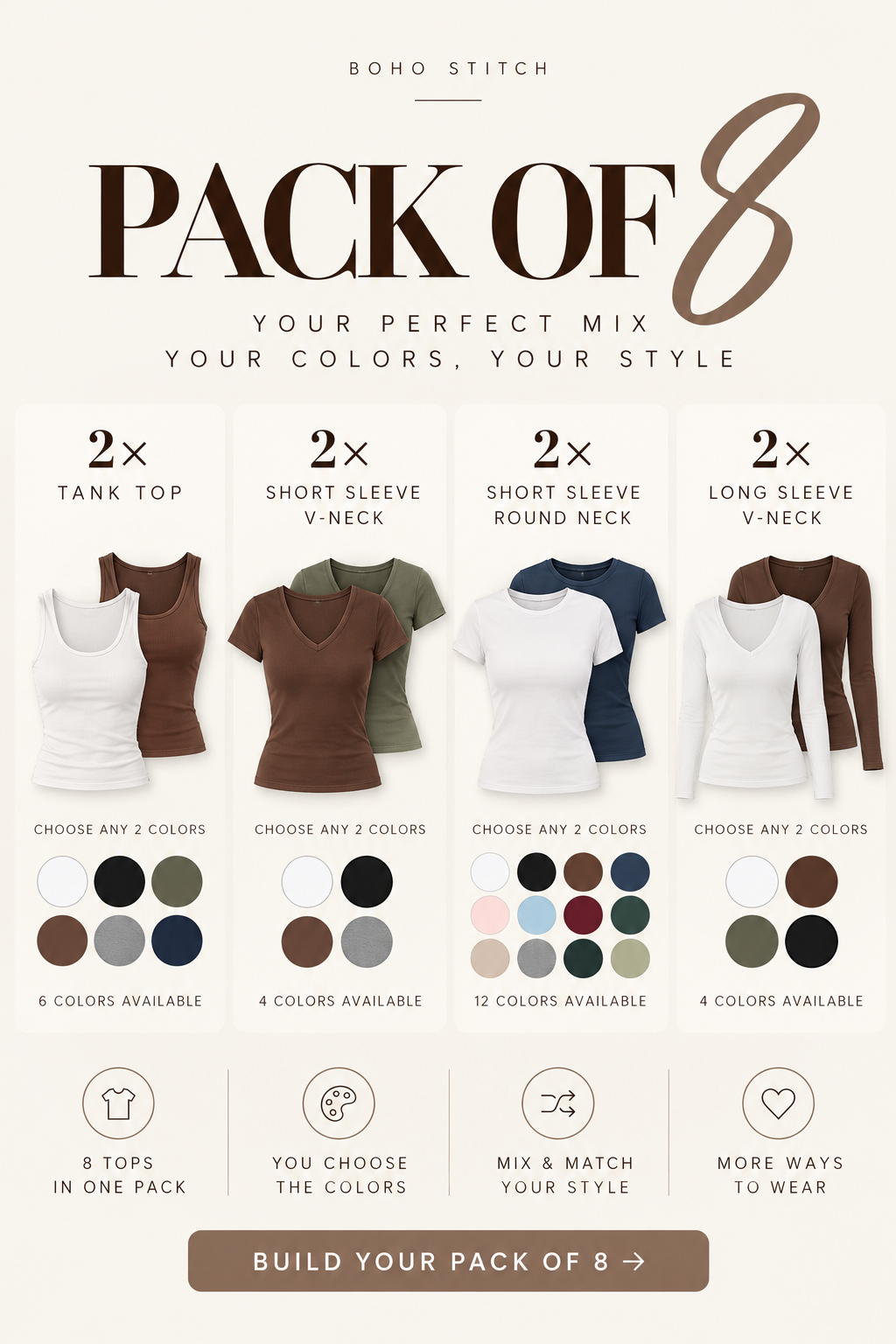 Pack of 8
