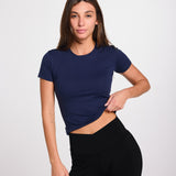 Sculpt Tee - Navy