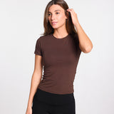 Sculpt Tee - Brown