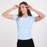 Sculpt Tee - Baby Blue