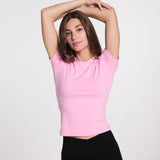 Sculpt Tee - Pink Burst